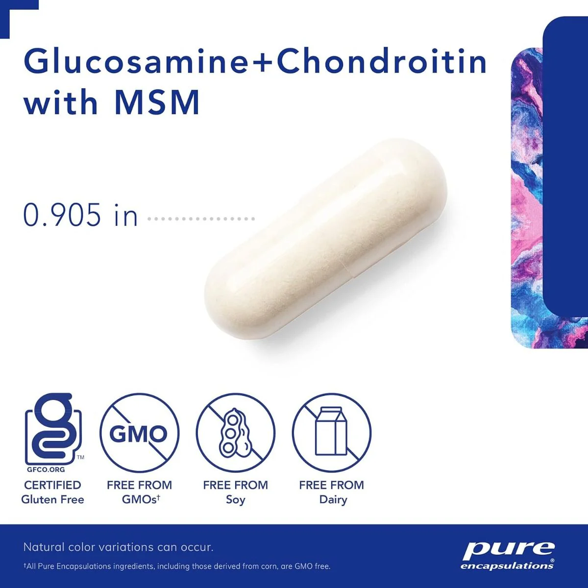 Glucosamine + Chondroitin with MSM 360 Veggie Caps - Image 3
