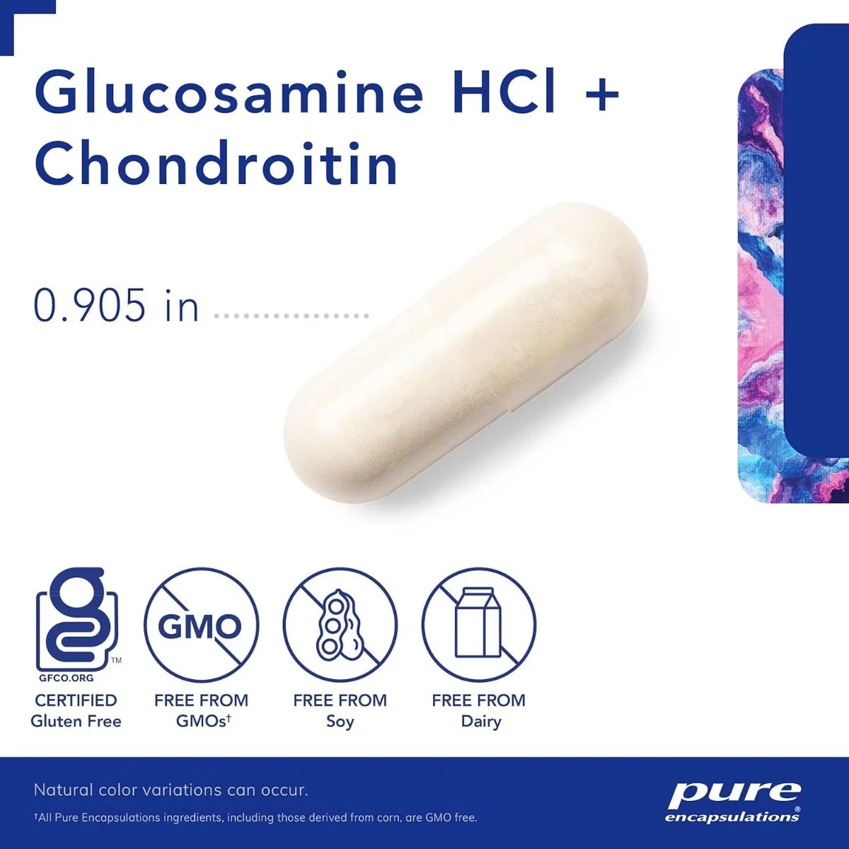 Glucosamine HCl + Chondroitin 120 Capsules - Image 3