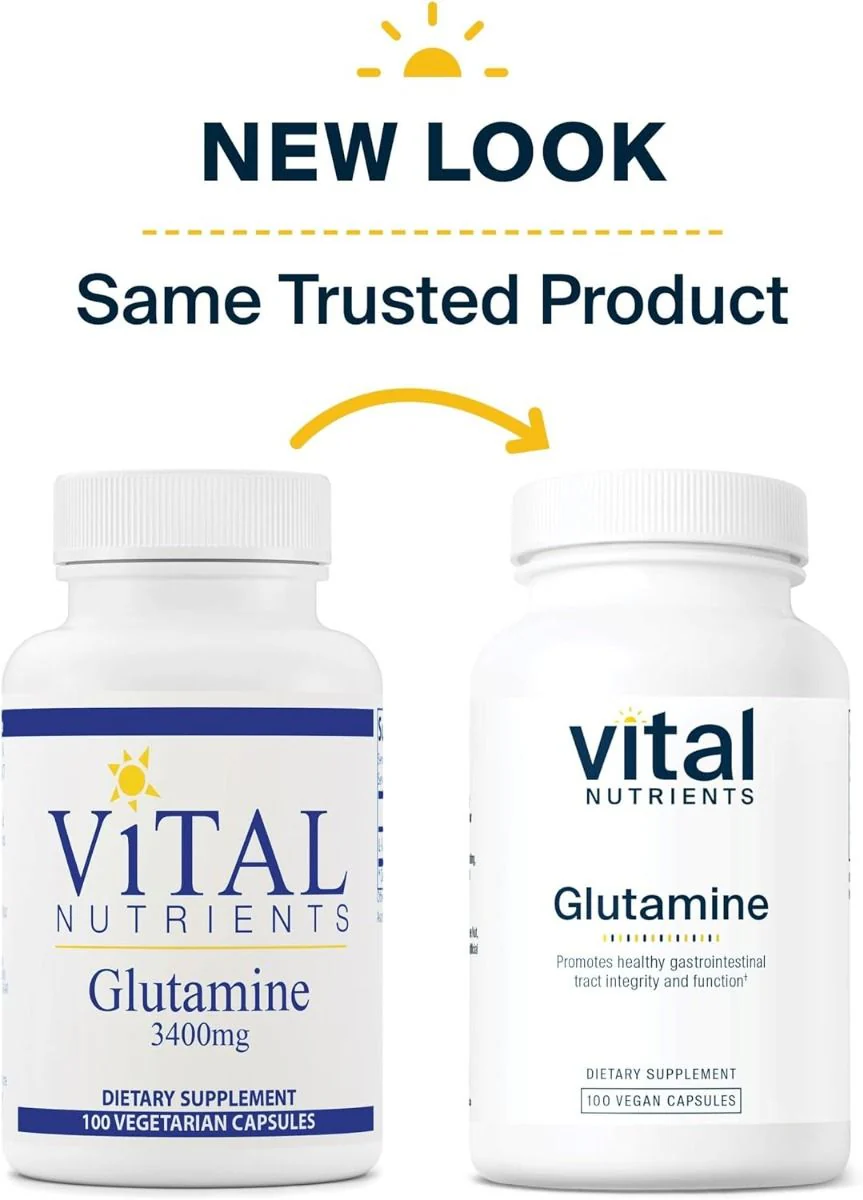 Glutamine 100Veggie Caps - Image 2