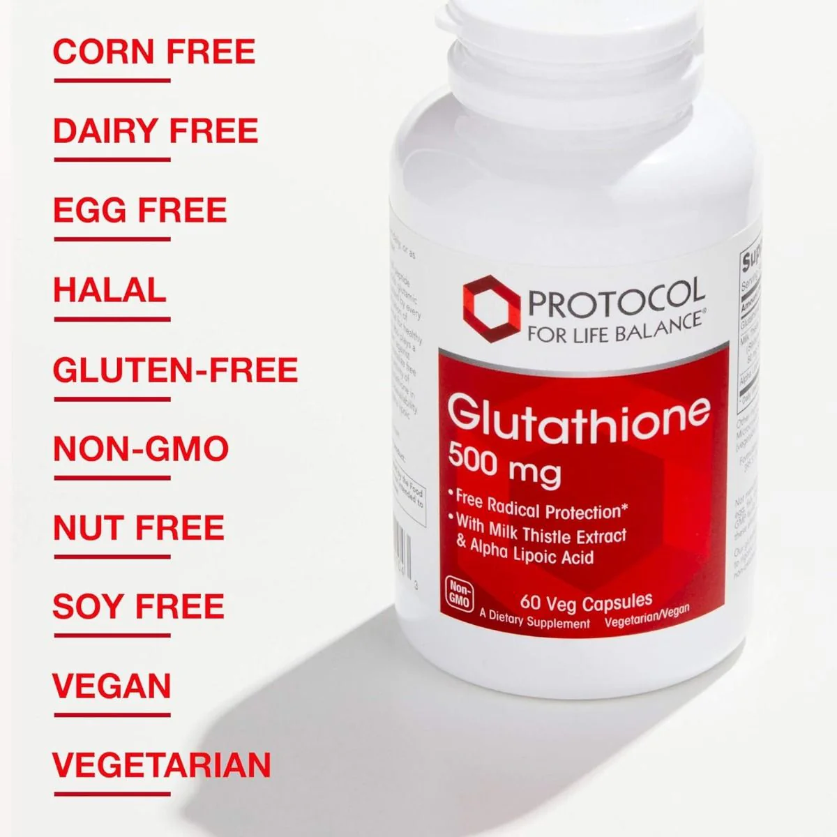 Glutathione 500 MG 60 Veggie Caps - Image 5