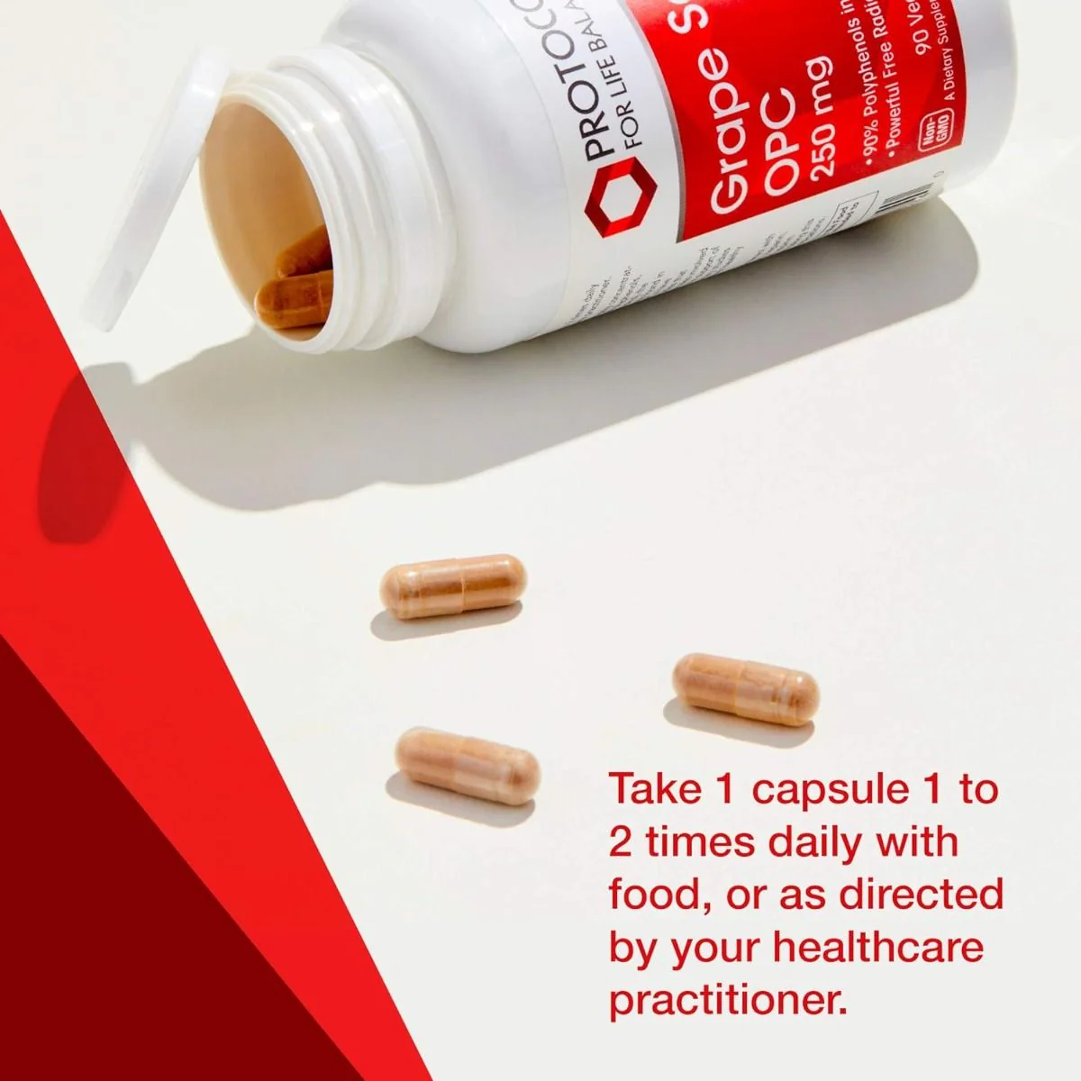 Grape Seed OPC 250 MG 90 Vegan Capsules - Image 4