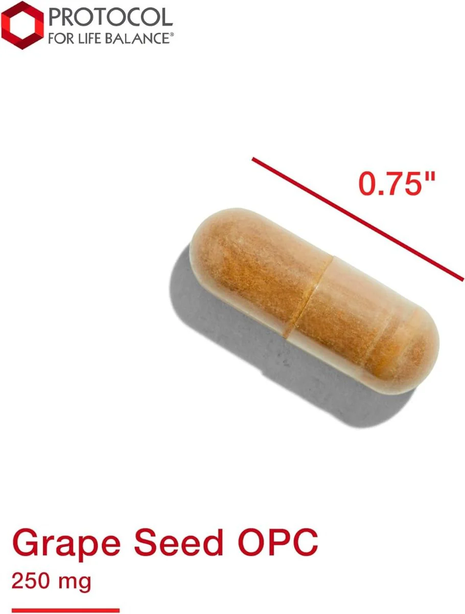 Grape Seed OPC 250 MG 90 Vegan Capsules - Image 6