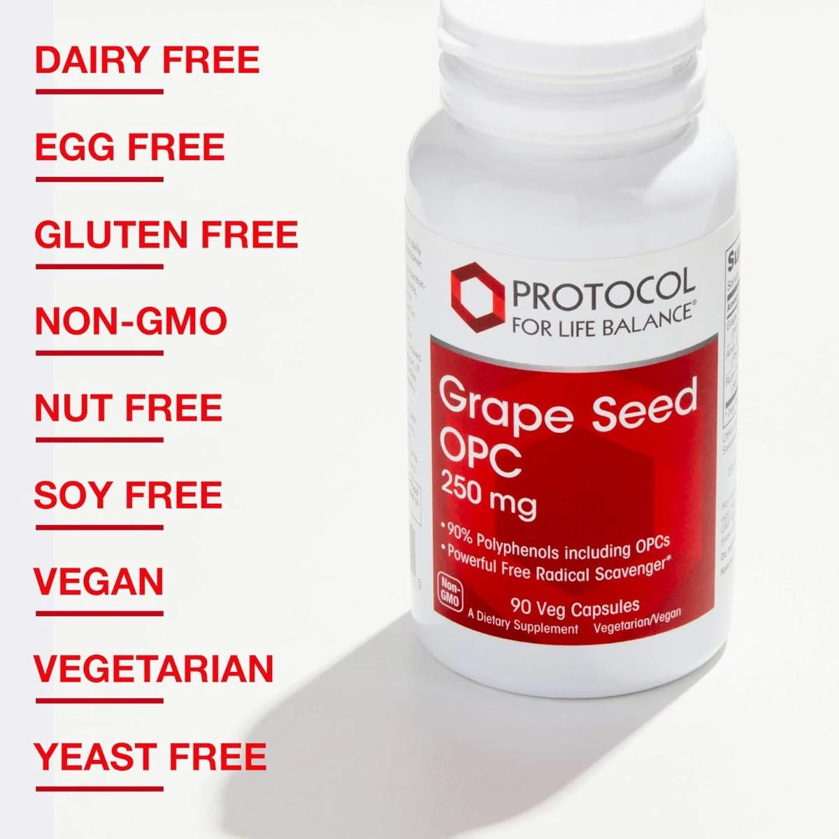 Grape Seed OPC 250 MG 90 Vegan Capsules - Image 7