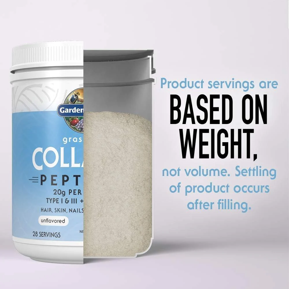 Grass Fed Collagen Peptides 19.75 oz / 1 lb 3.75 oz (560g) Powder Unflavored - Image 5
