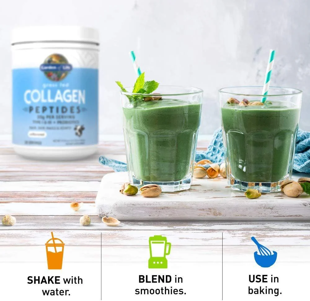 Grass Fed Collagen Peptides 19.75 oz / 1 lb 3.75 oz (560g) Powder Unflavored - Image 8