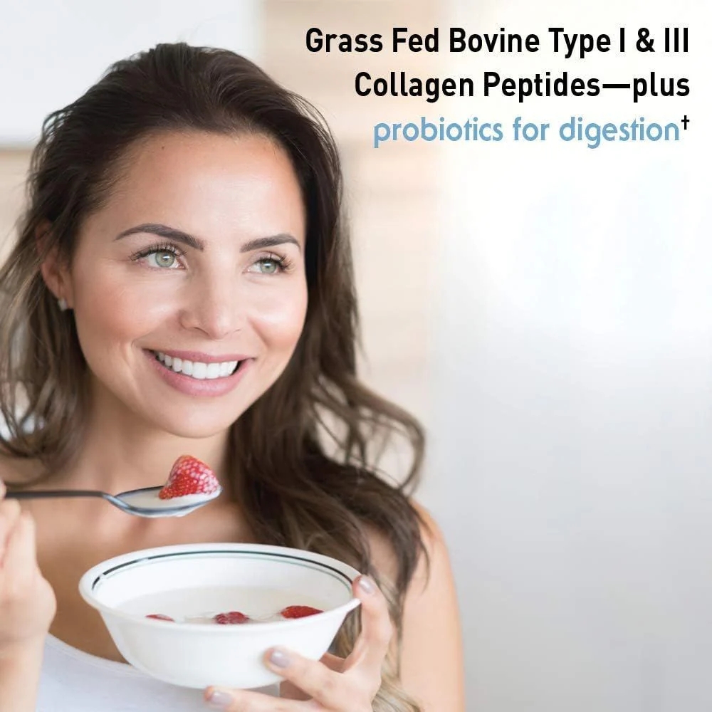 Grass Fed Collagen Peptides 9.87 Oz (280g) Powder Unflavored - Image 3