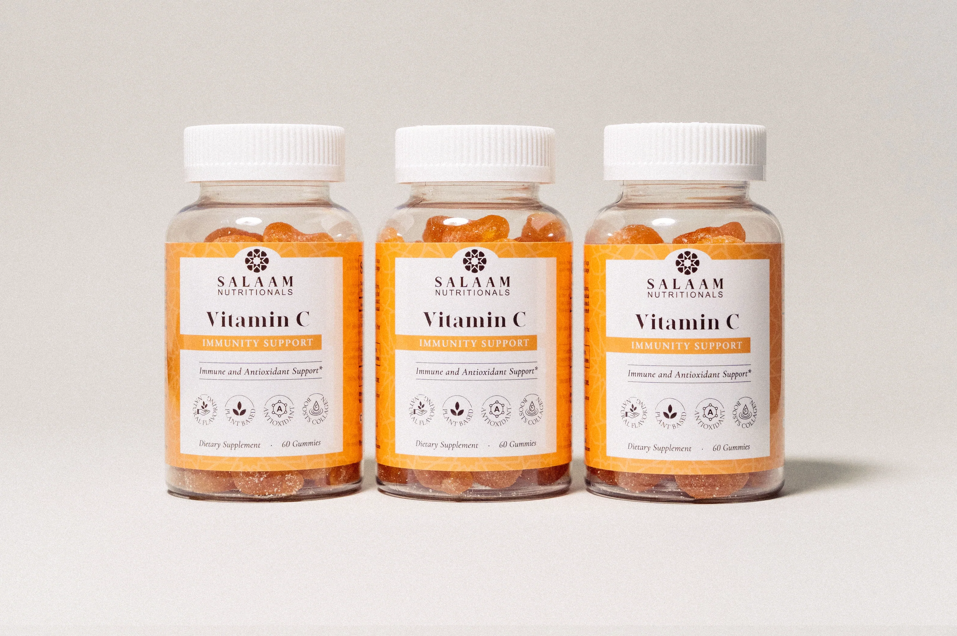 Halal Vitamin C Chewable Gummies - 60 Count | Salaam Nutritionals - Image 4