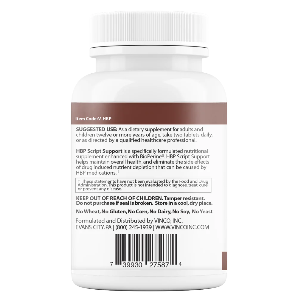 HBP Script Support 60 Tablets - Image 3
