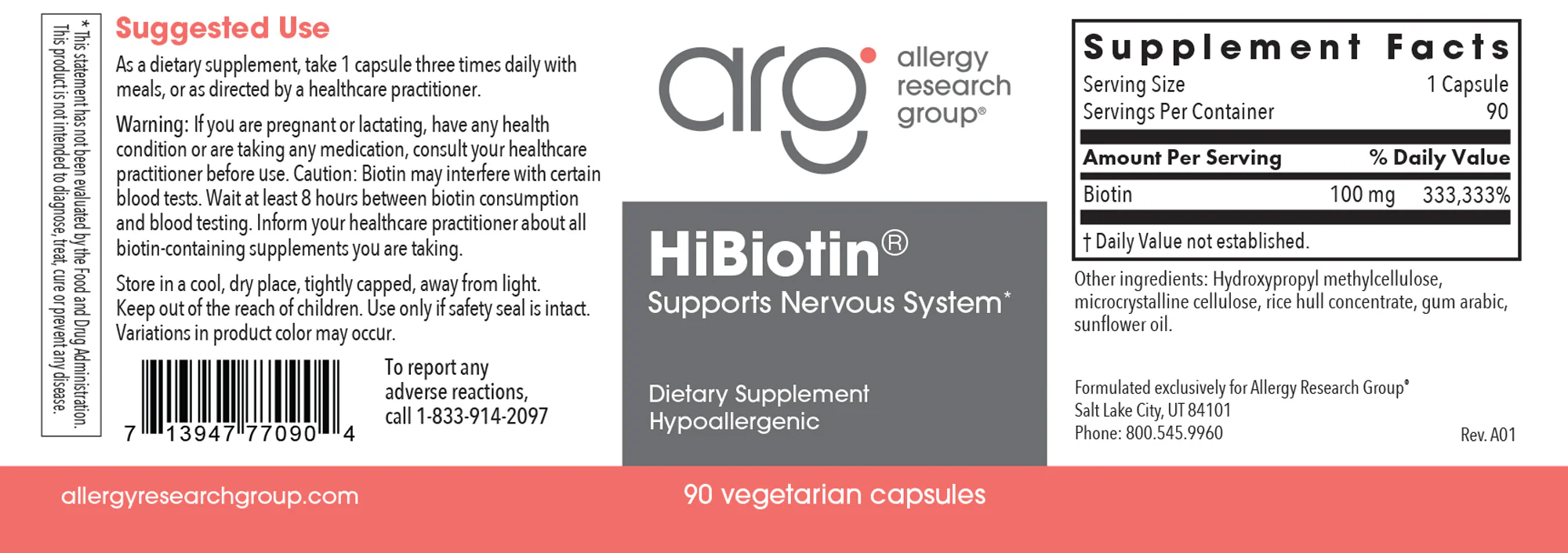HiBiotin 90Veggie Caps - Image 2
