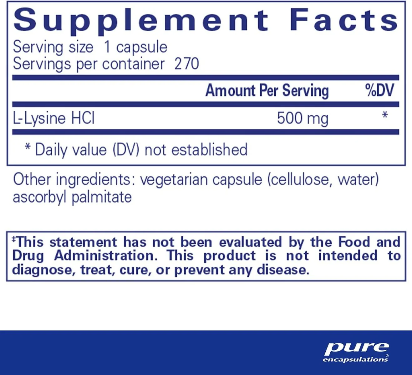 I-Lysine 270 Veggie Caps - Image 2