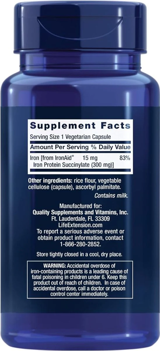 Iron Protein Plus 300 MG 100 Capsules - Image 2