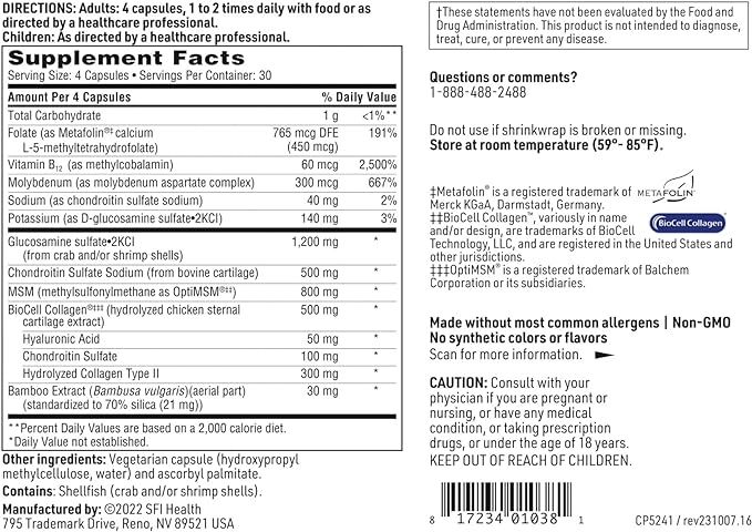 Joint Support Formula 120 Capsules - Image 3