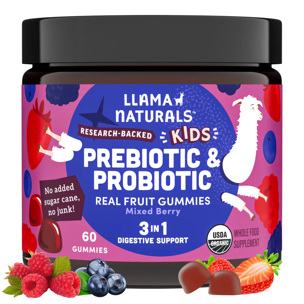 Kids Prebiotic & Probiotic Gummies, Mixed Berry (60 ct)