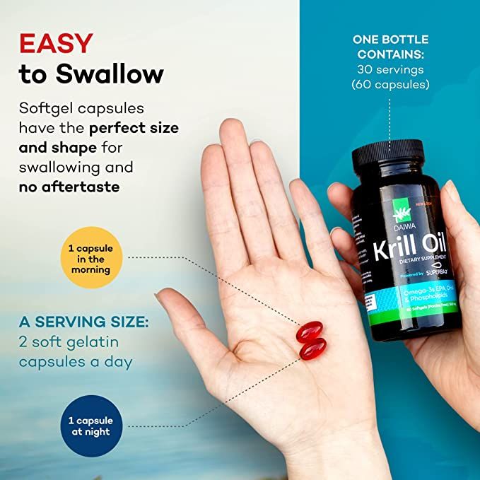 Krill Oil - 500 mg - 60 Softgels - Image 8
