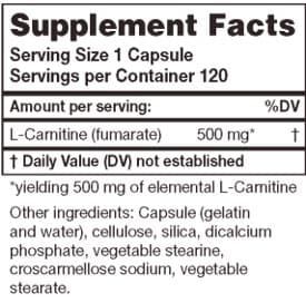 L-Carnitine 120 Gelcaps - Image 2