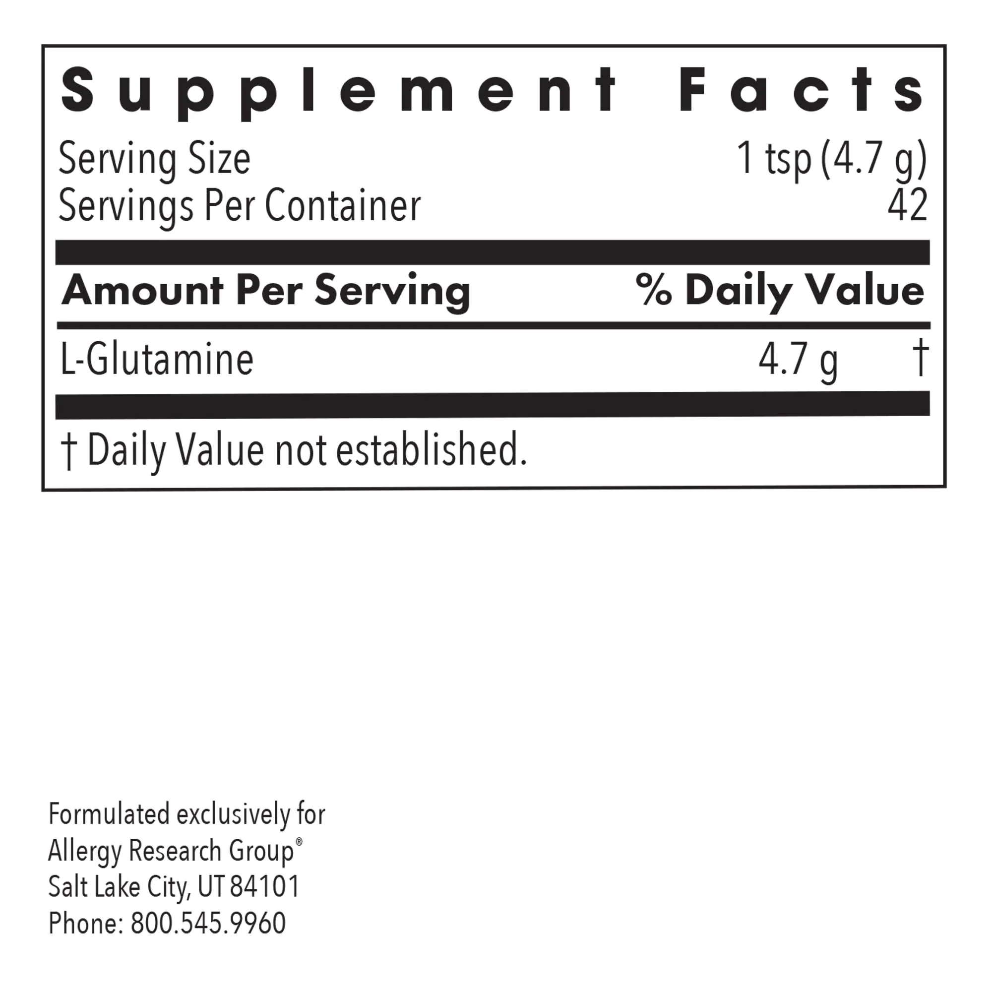 L-Glutamine 7.1 oz (200 g)Powder - Image 3