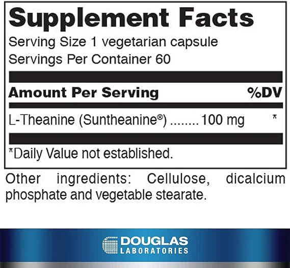 L-Theanine 60 Capsules - Image 2
