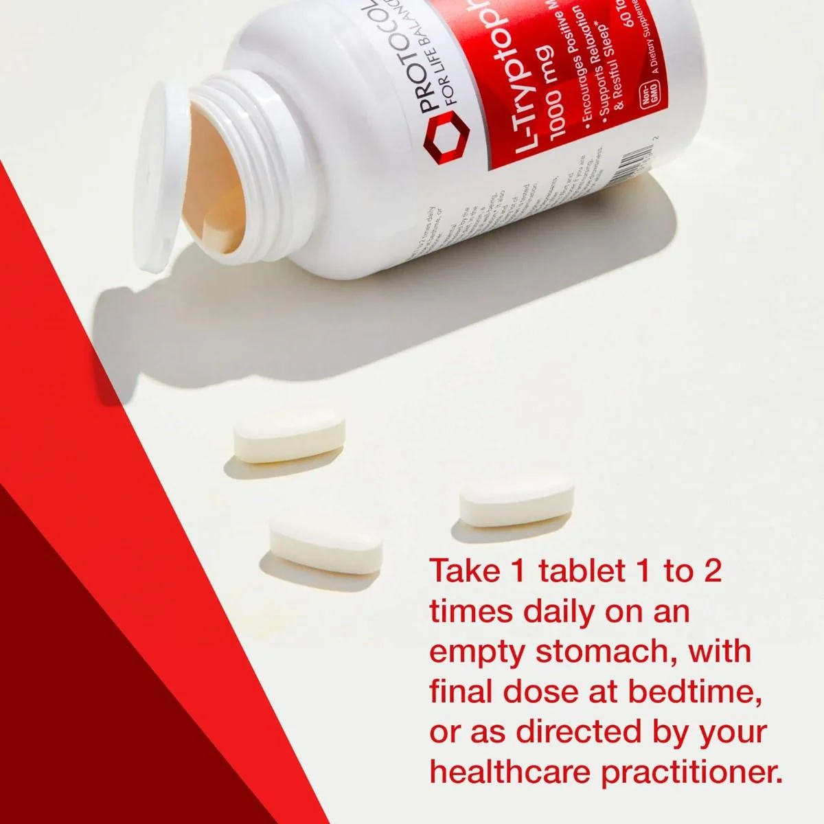L-Tryptophan 1000mg 60Tablets - Image 4