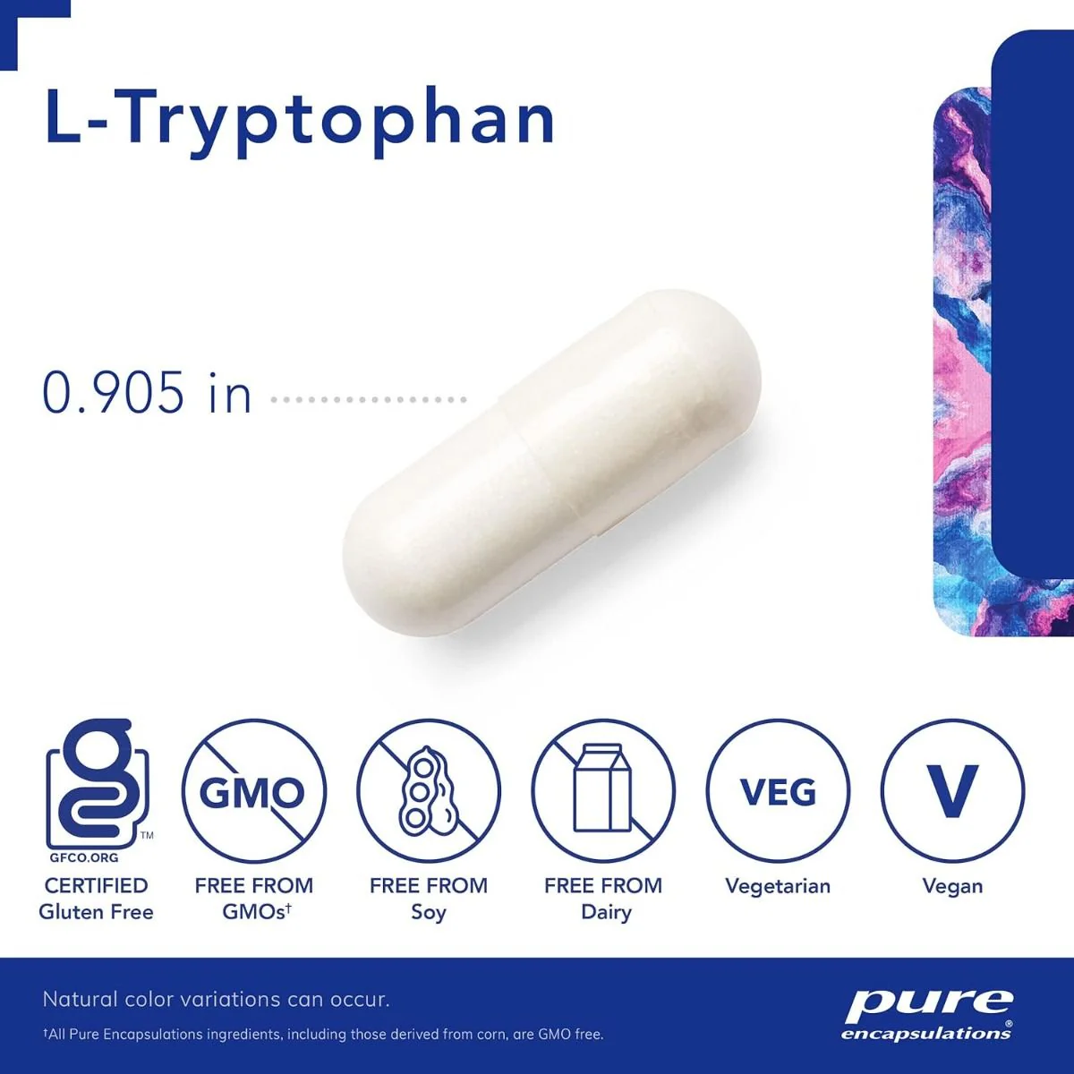 L-Tryptophan 90 Veggie Caps - Image 3