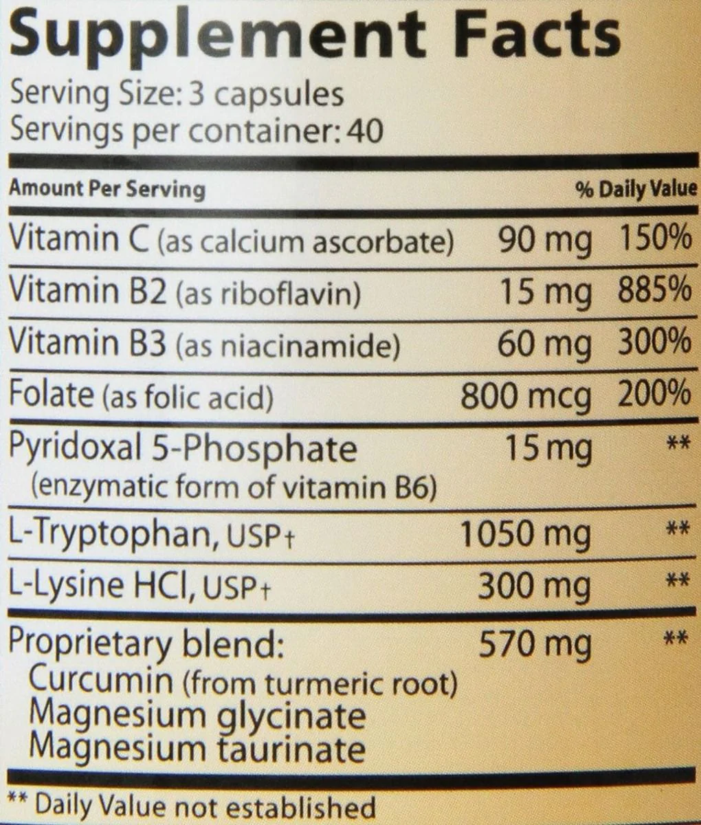 L-Tryptophan Complete Capsules - Image 6