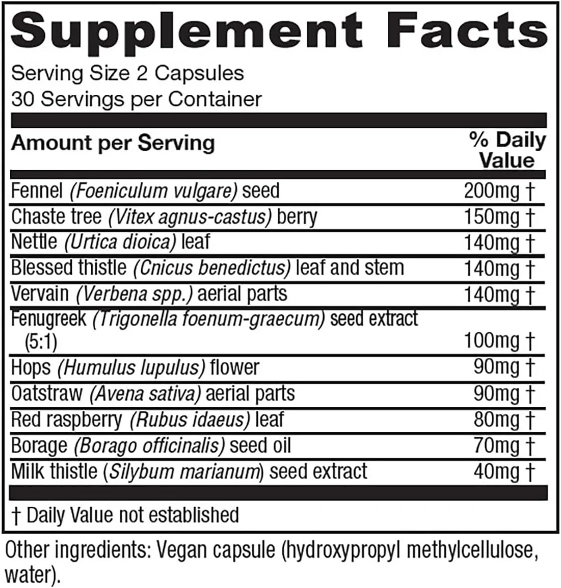 Lactation Blend 60 Capsules - Image 3