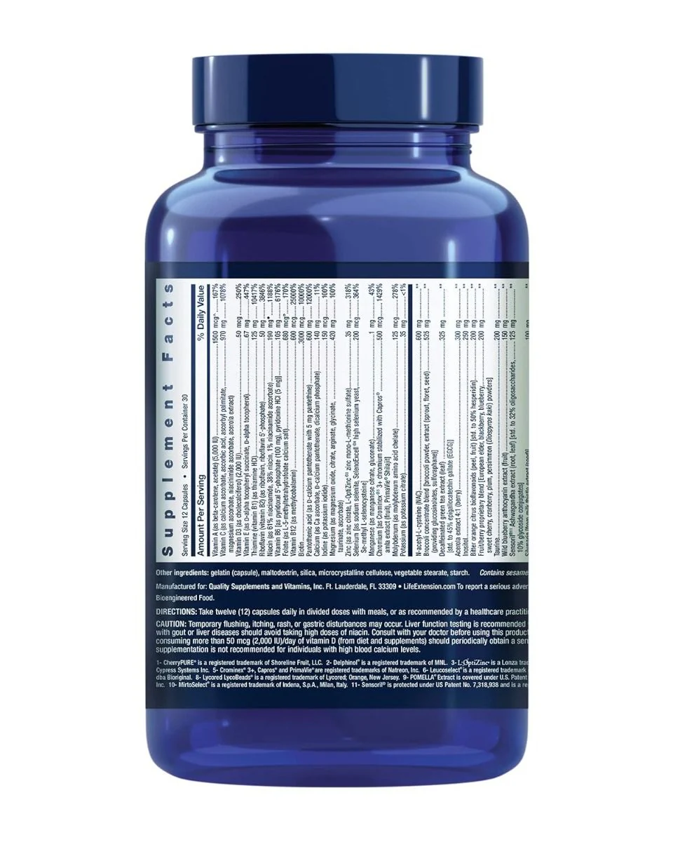 Life Extension Mix (Without Copper) 360 Capsules - Image 2