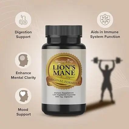 Lion’s Mane Mushroom Capsules – Supports Focus, Memory & Mental Clarity - Image 4
