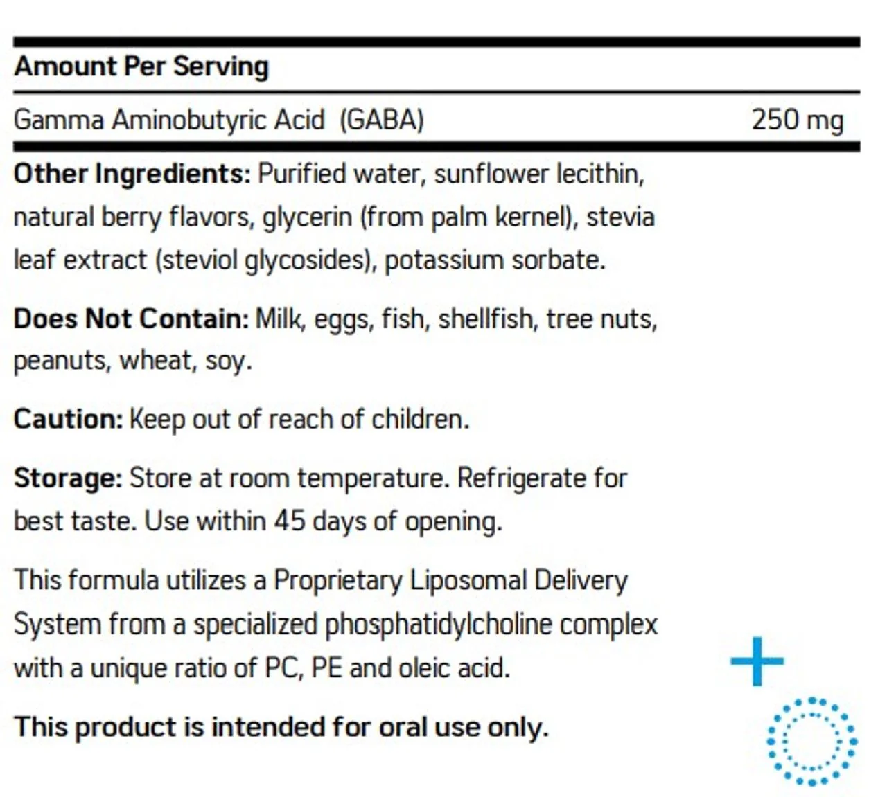 Liposomal Gaba 2 Fl Oz Liquid - Image 3