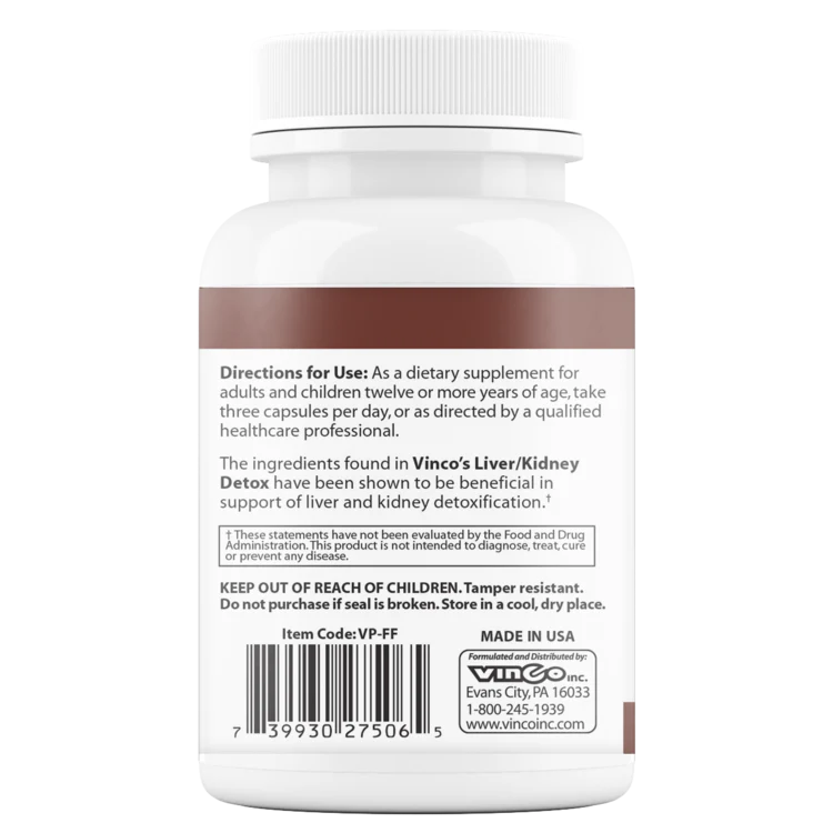 Liver / Kidney Detox 90 Veggie Caps - Image 2
