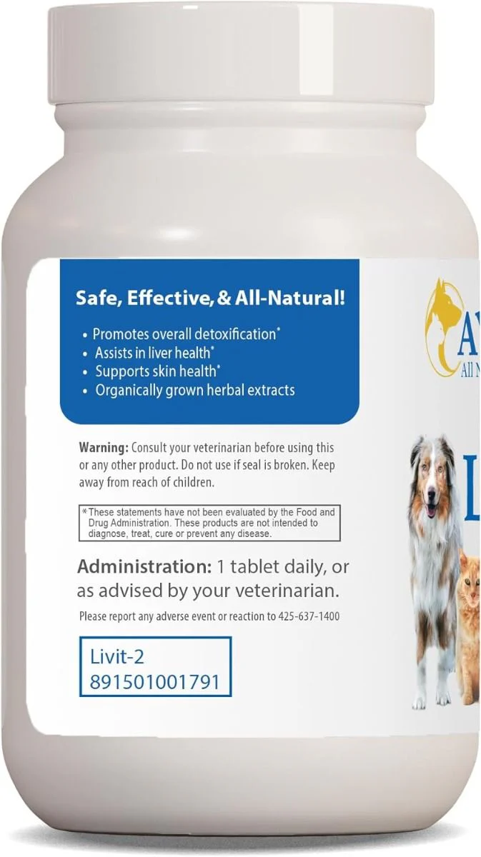 Liver Support Livit-2 Vet Care Product 90Tablets - Image 5