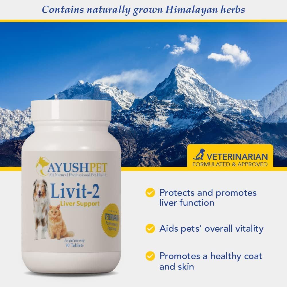 Liver Support Livit-2 Vet Care Product 90Tablets - Image 6
