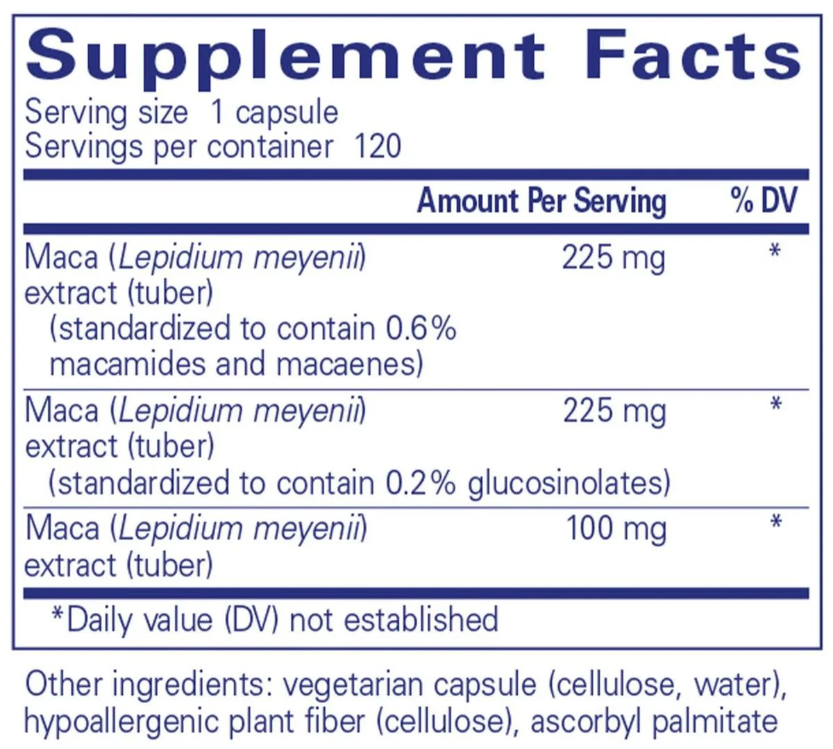 Maca-3 120 Capsules - Image 2