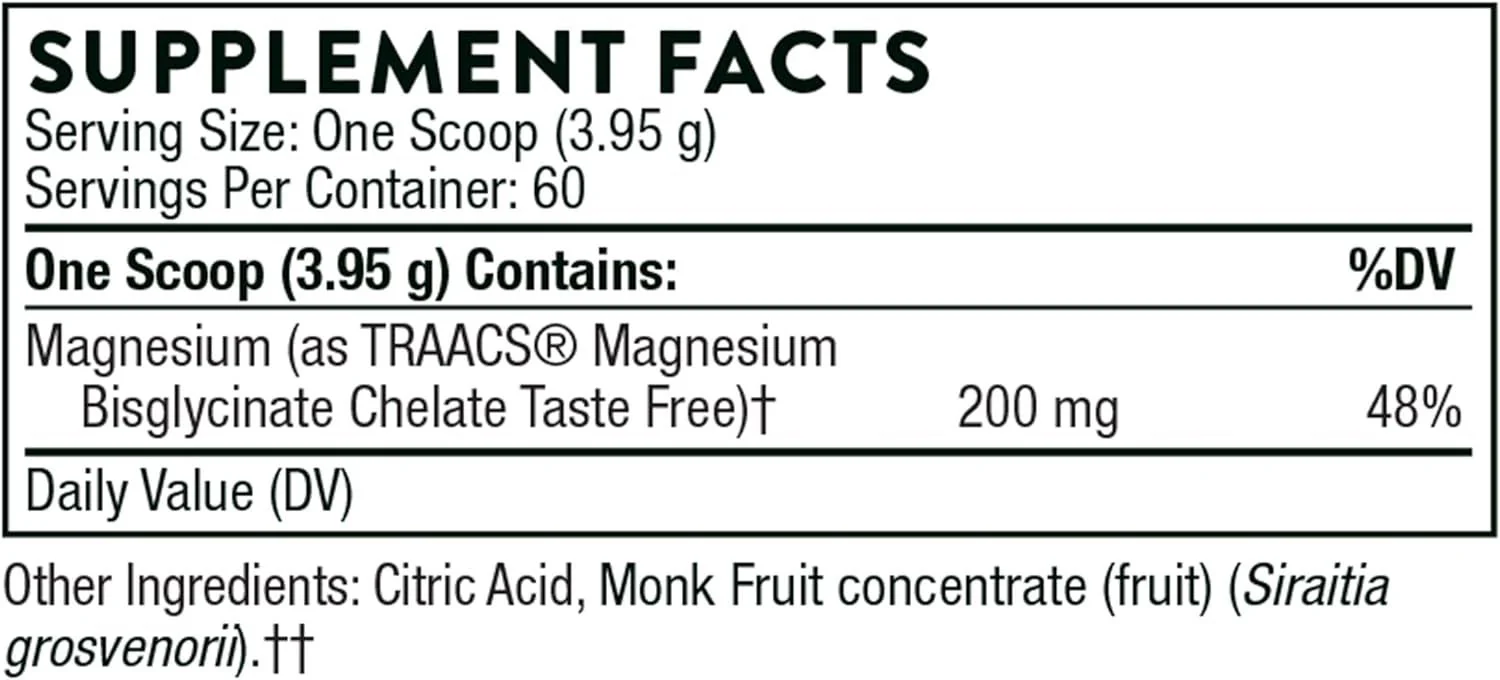 Magnesium Bisglycinate 6.5 Oz Powder - Image 2