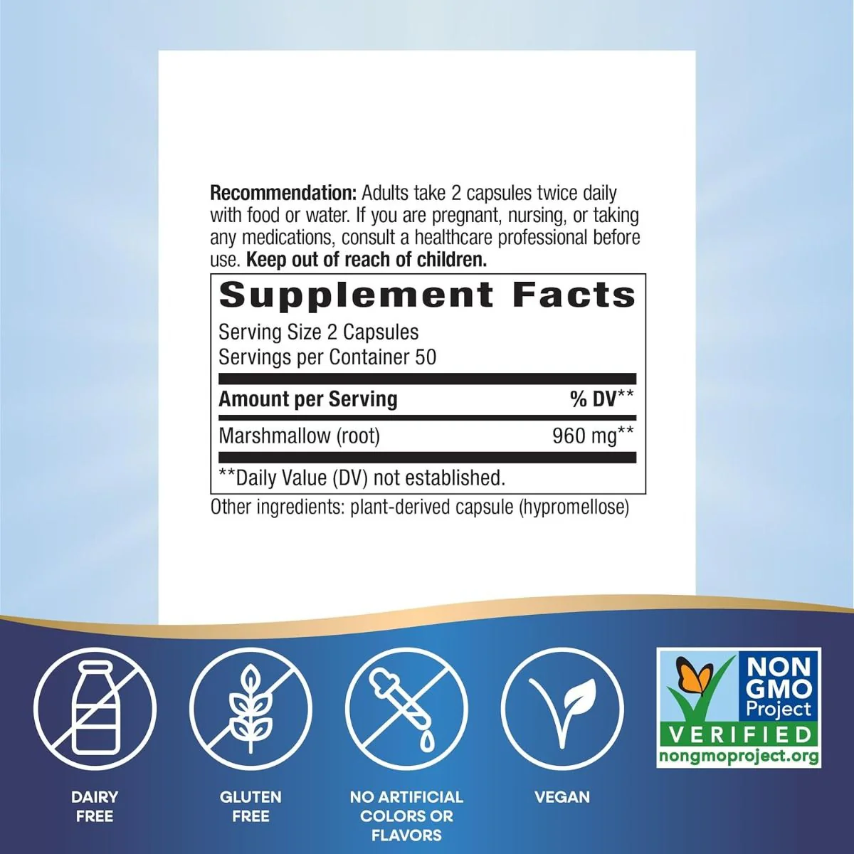 Marshmallow Root 100Capsule - Image 4