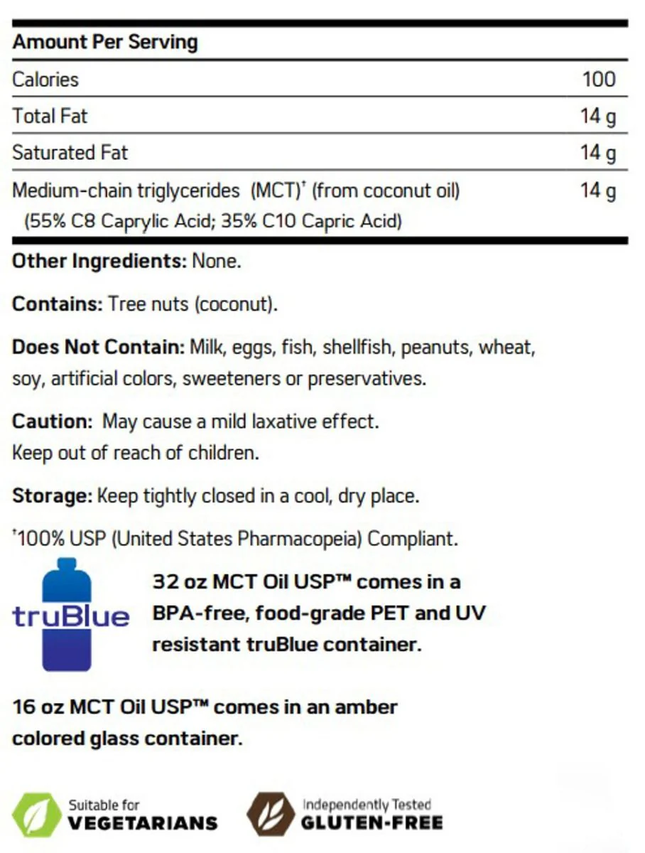 MCT Oil Usp 16 Fl. Oz. Liquid - Image 2