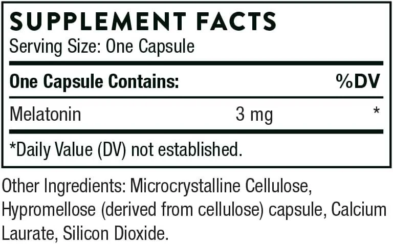 Melaton-3 3 MG 60 Veggie Caps - Image 2
