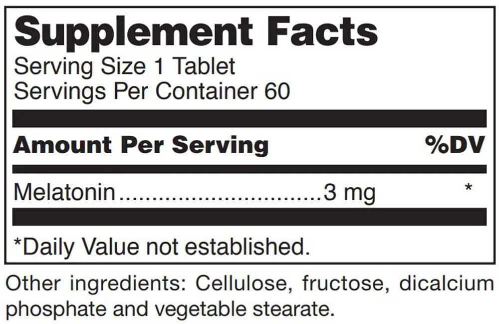 Melatonin 3 MG 60 Dissolving Capsules - Image 2
