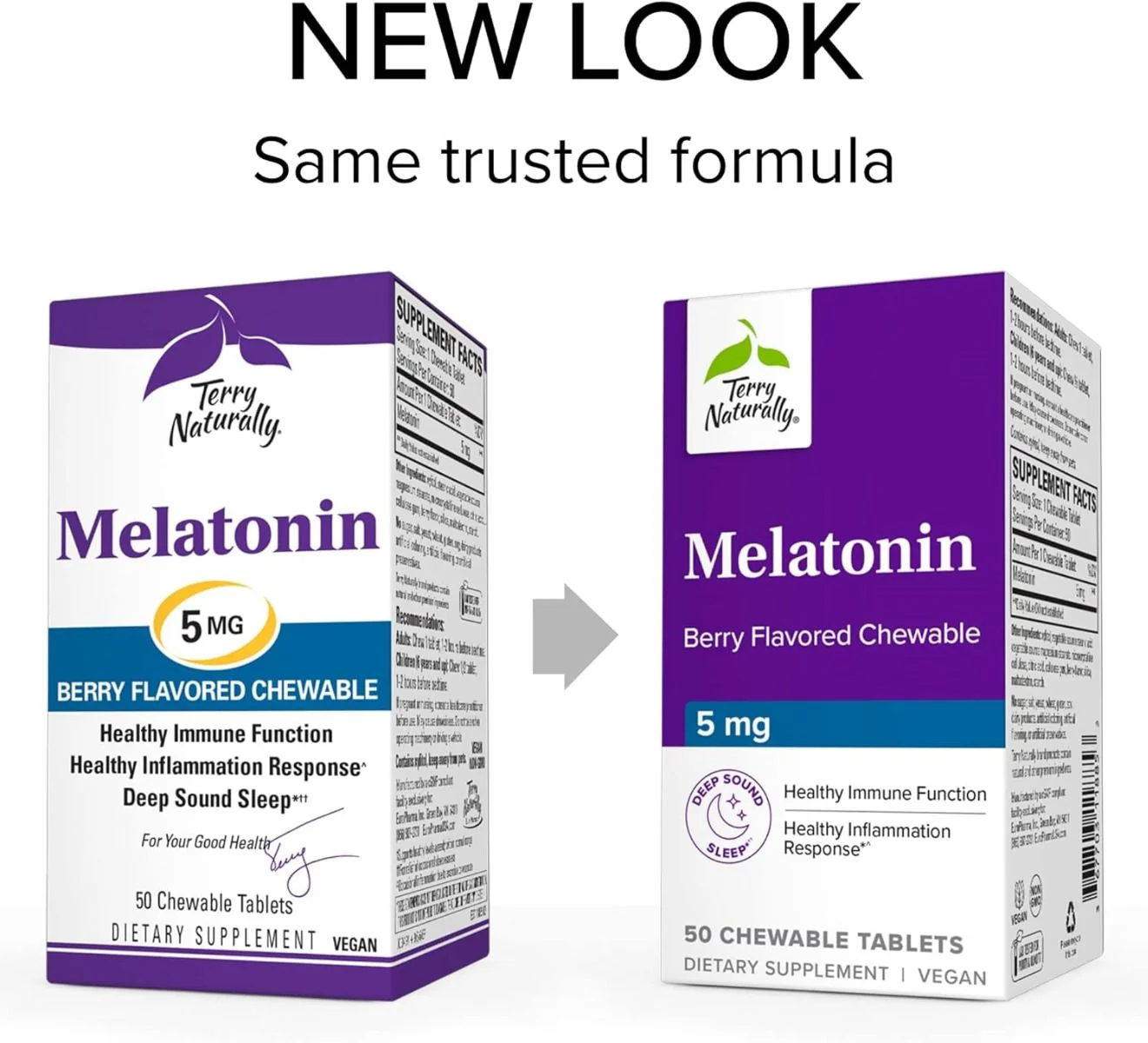 Melatonin 5 MG50 Chewable Tablets Berry - Image 2