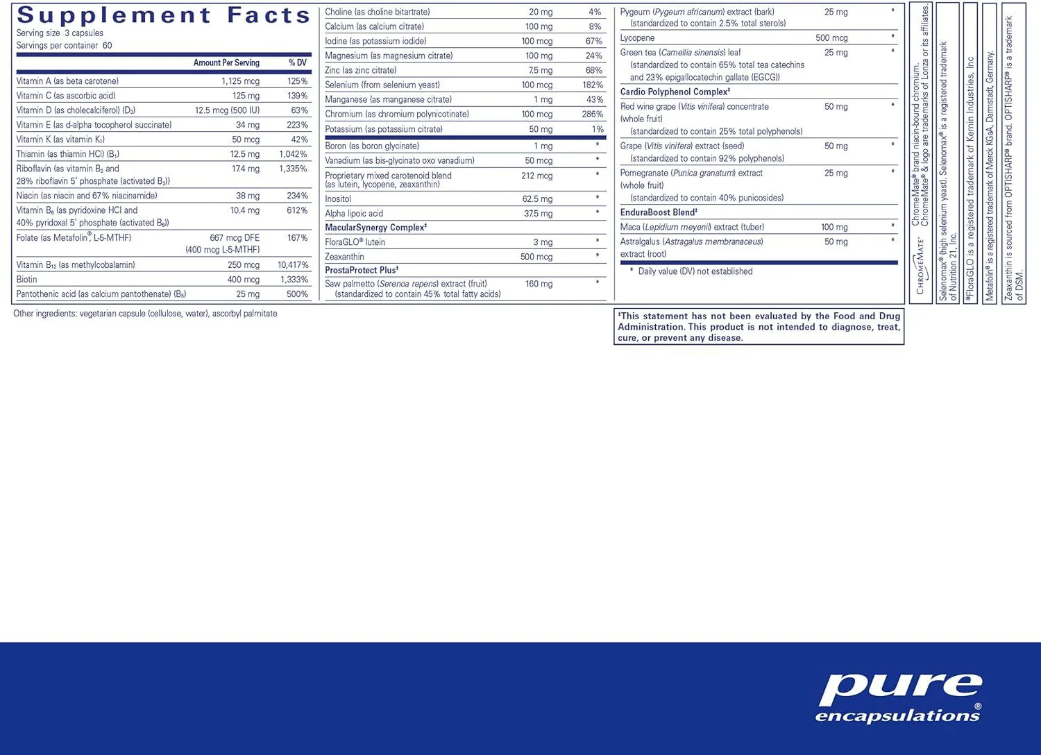 Men's Nutrients 180 Capsules - Image 2