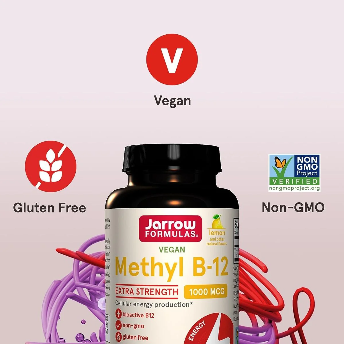 Methyl B-12 1000 MCG 100 Lozenges Lemon - Image 5
