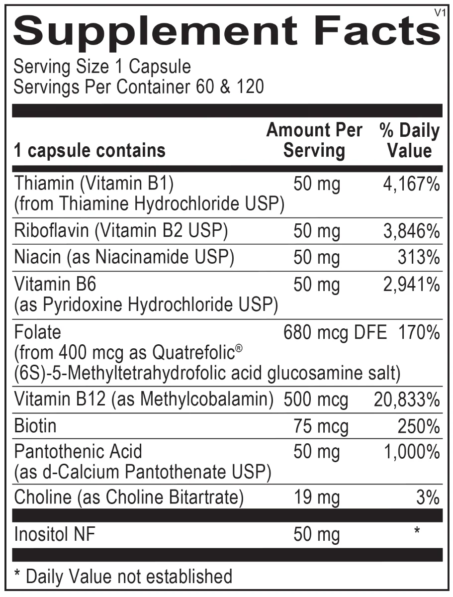 Methyl B Complex 120Capsules - Image 2