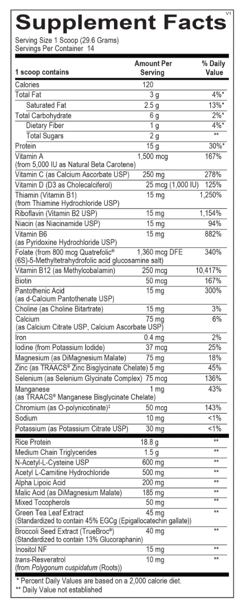 MitoCORE Protein Blend 14.6 Oz (414.4 G) Powder Lemon - Image 2