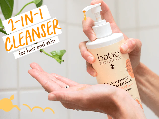 Moisturizing Baby Shampoo and Wash - Oatmilk Calendula - Image 4