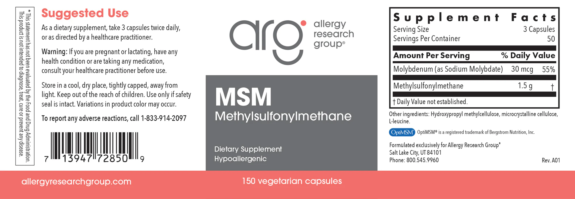MSM 150Veggie Caps - Image 2