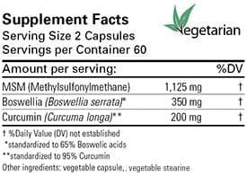 MSM Plus 120 Veggie Caps - Image 2
