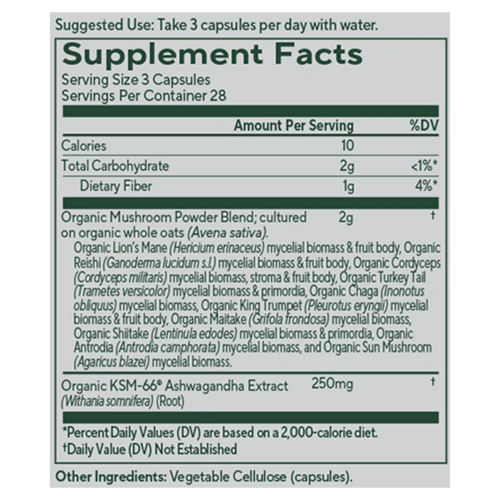 Mushroom Master Blend Capsule - Image 3
