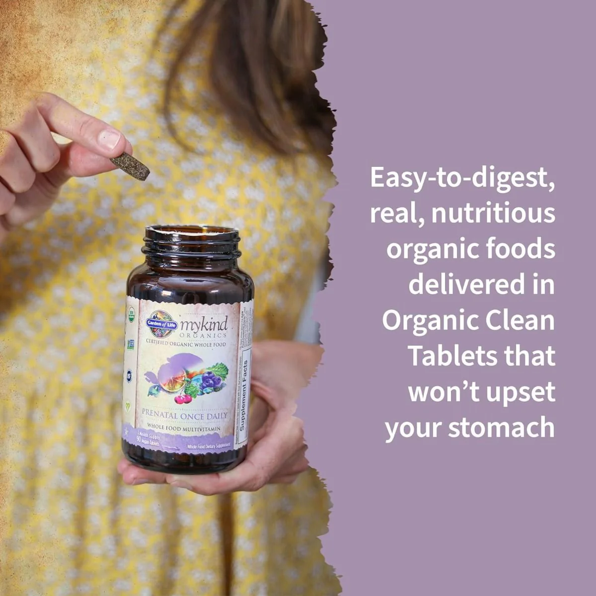 Mykind Organics Prenatal Once Daily 90 Vegan Tablets - Image 6