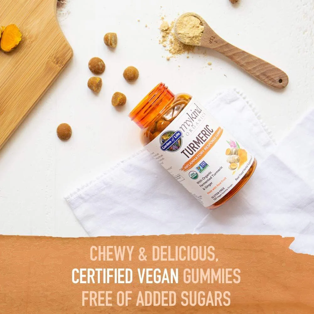 Mykind Organics Turmeric Inflammatory Response Gummy 120 Vegan Gummies - Image 5