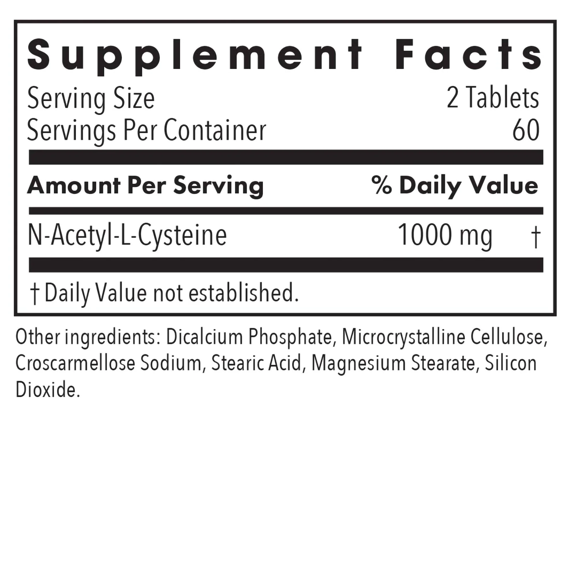 N-Acetyl-L-Cysteine 120Tablets - Image 3