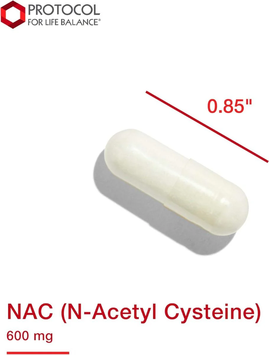 NAC N-Acetyl Cysteine 600 MG 100 Veggie Caps - Image 6